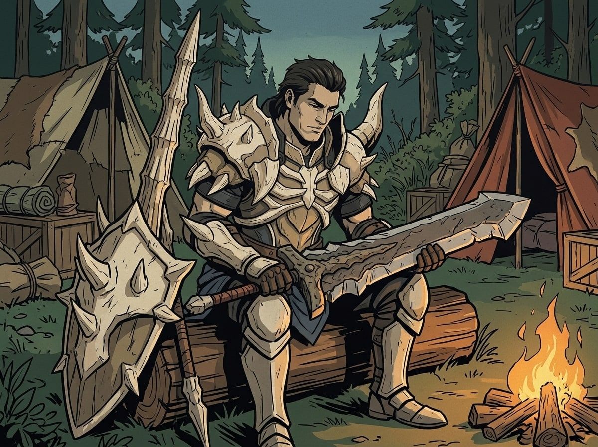 Illustration of Arkaya and their Lance