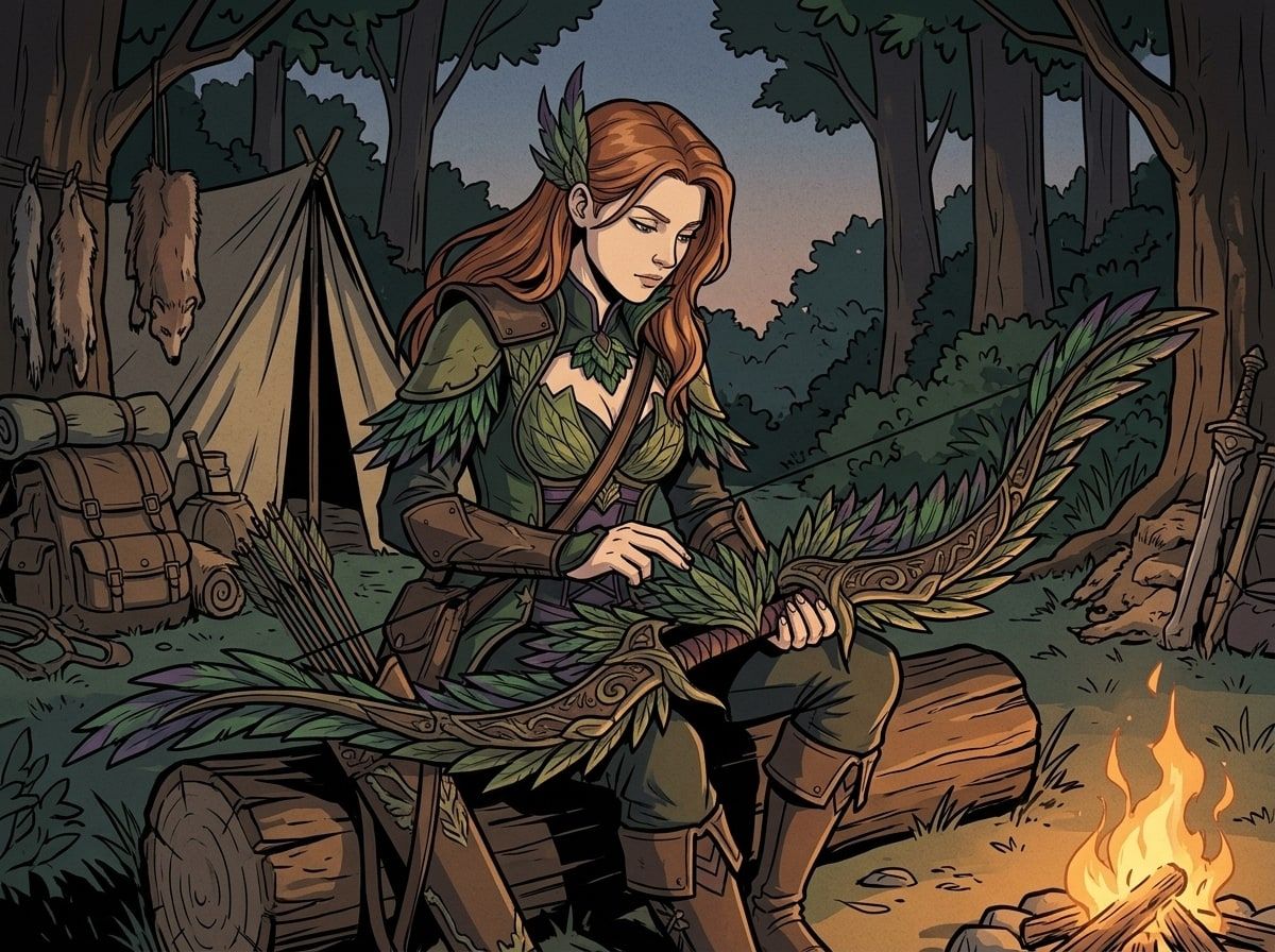 Illustration of Madelyn and their Bow